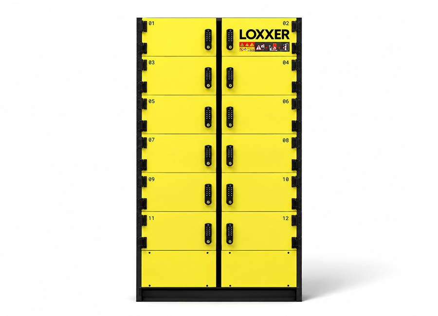 LOX12 Lithium-Ion Battery Charging Locker System