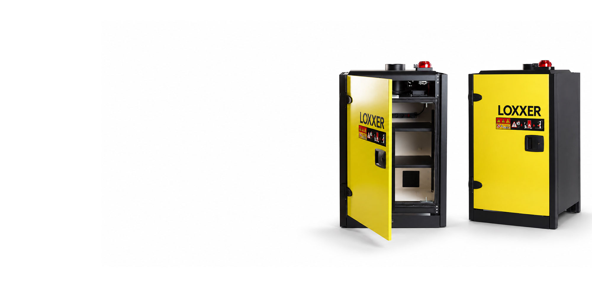 LOXXER LOXK1100 VDMA 24994 lithium-ion battery storage and charging cabinet
