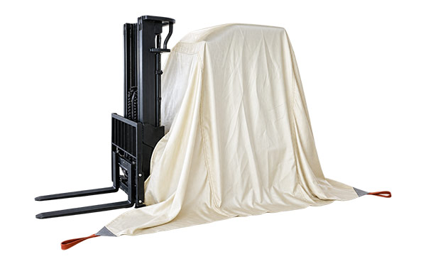 S-TYPE 9 x 9 m fire containment blanket for large industrial trucks and industrial vehicles