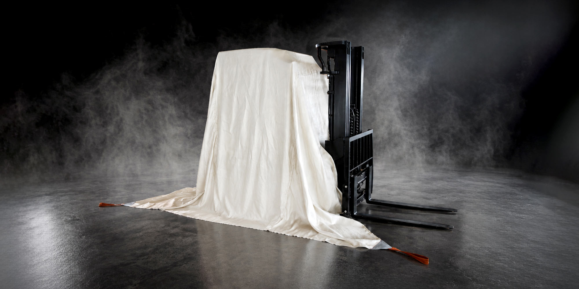 S-TYPE fire containment blanket for forklifts and industrial trucks