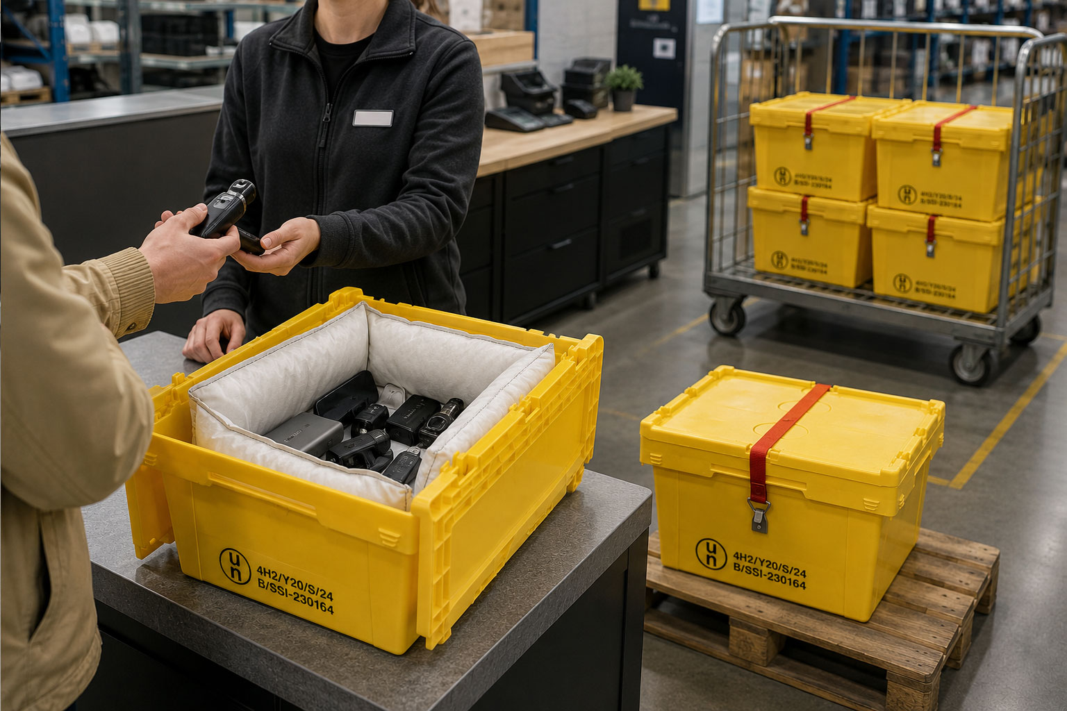 Sichere Batterierücknahme beginnt beim richtigen Behälterkonzept