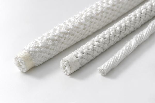 Hochtemperatur-Dichtschnüre aus Glasfaser Silikat AES und Keramikfaser