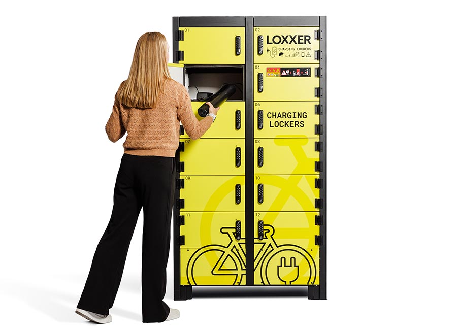 Lithium-Ion Battery Charging Locker System LOX12