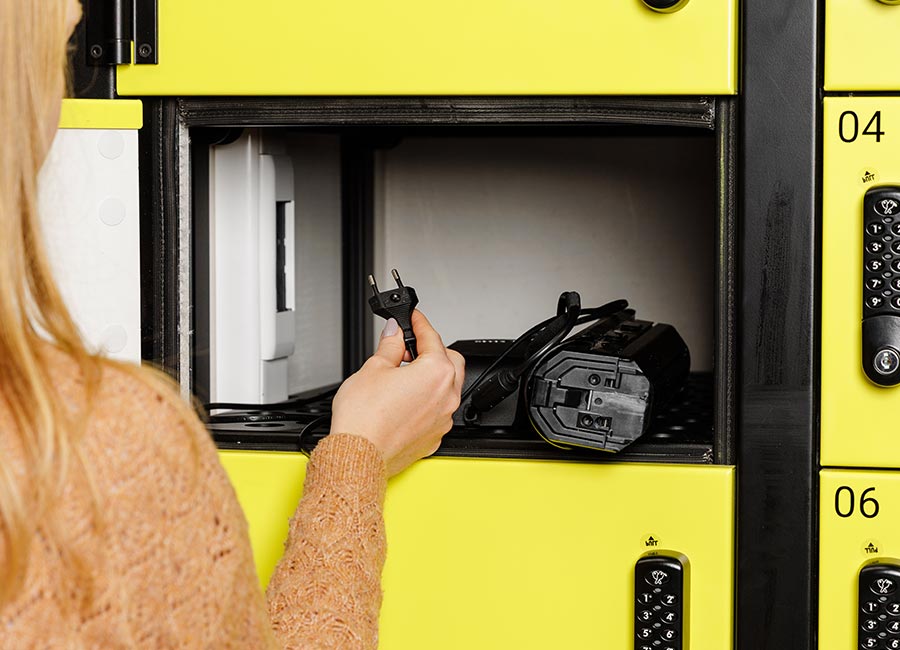 Lithium-Ion Battery Charging Locker System LOX12