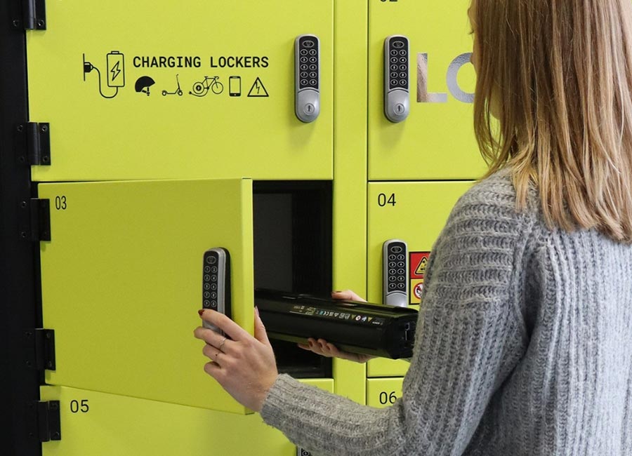 Lithium-Ion Battery Charging Locker System LOX12