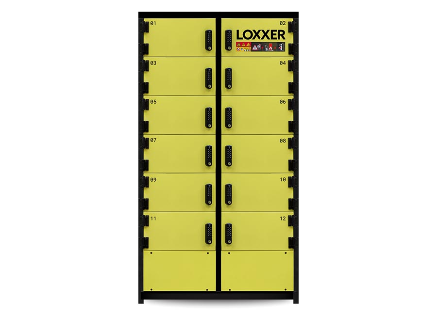 Lithium-Ionen Batterie-Schließfachsystem LOX12