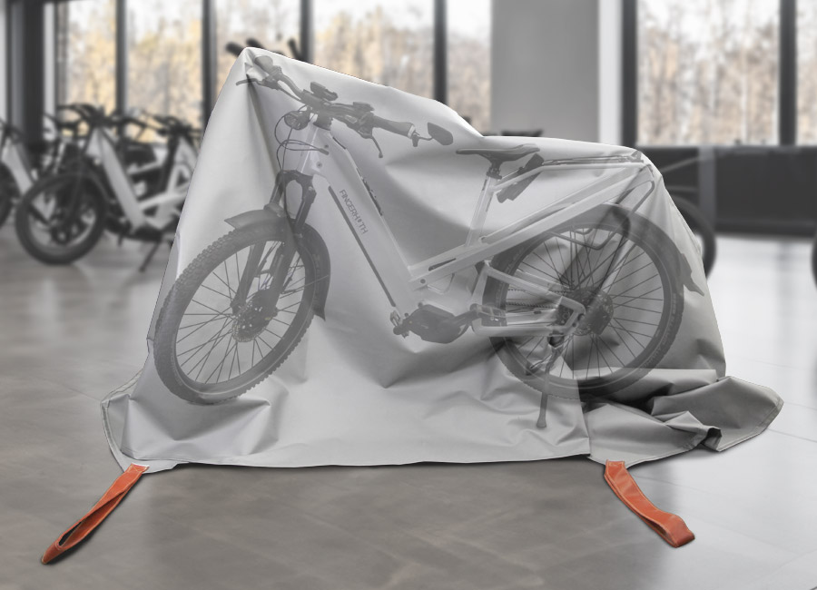 Fire protection blanket for e-bikes
