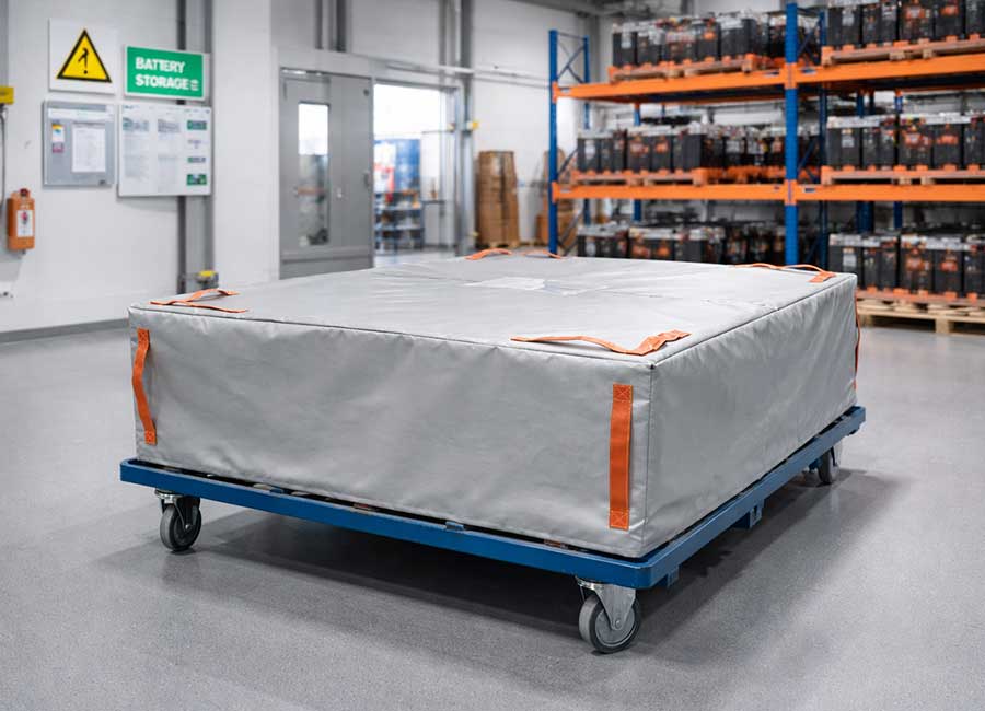 Brandschutzhaube für HV- und Traktionsbatterien