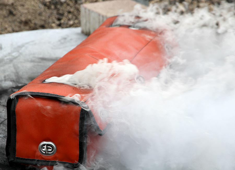 Fire Protection Bag for Batteries & Lithium-Ion Cells