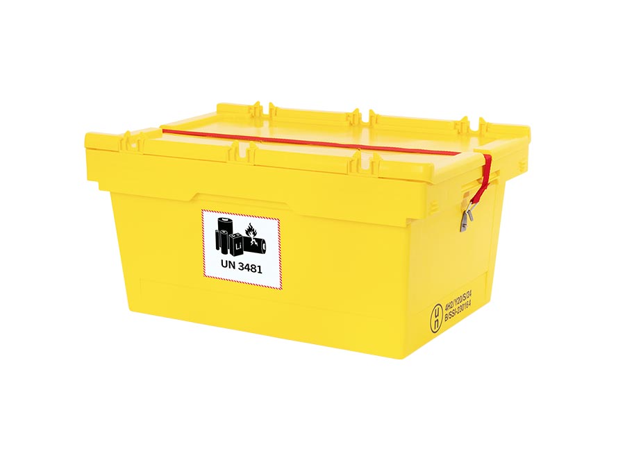 Dangerous goods container for lithium-ion batteries seCon KMB-DH627 GGV