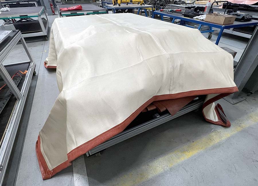 HV Battery Fire Containment Blanket