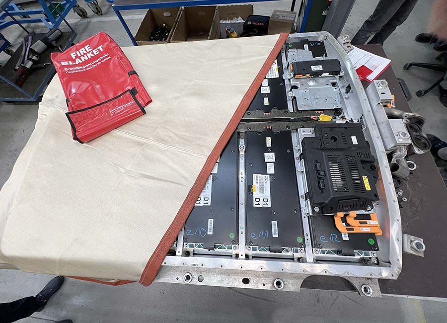 HV Battery Fire Containment Blanket