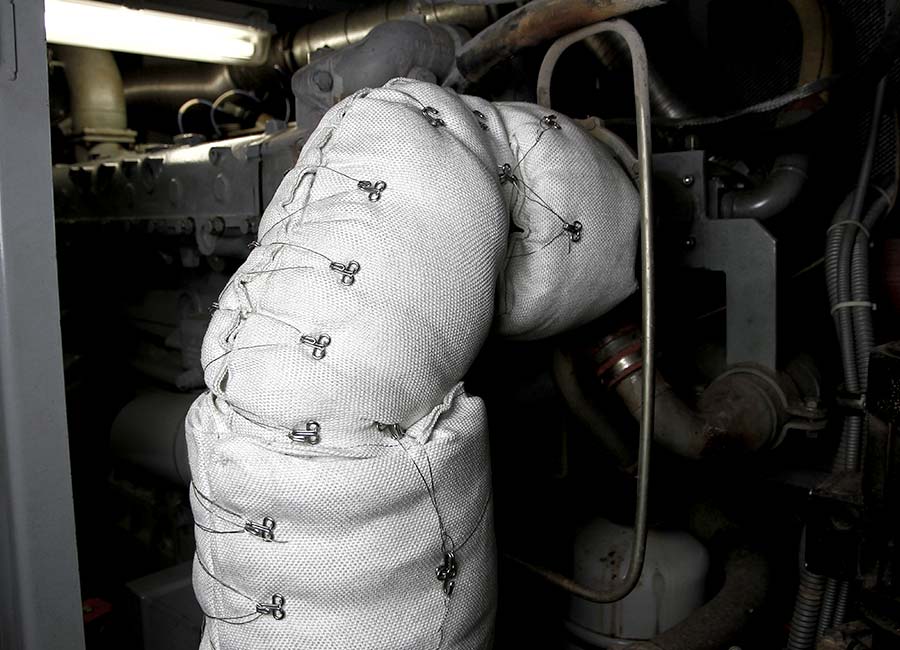 High temperature heat protection and insulation systems