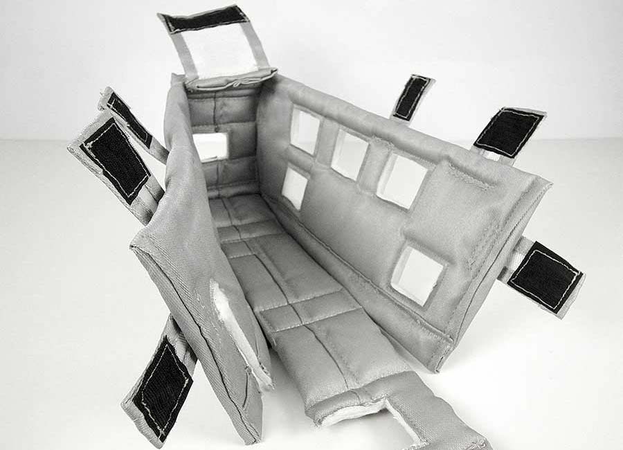 High temperature heat protection and insulation systems