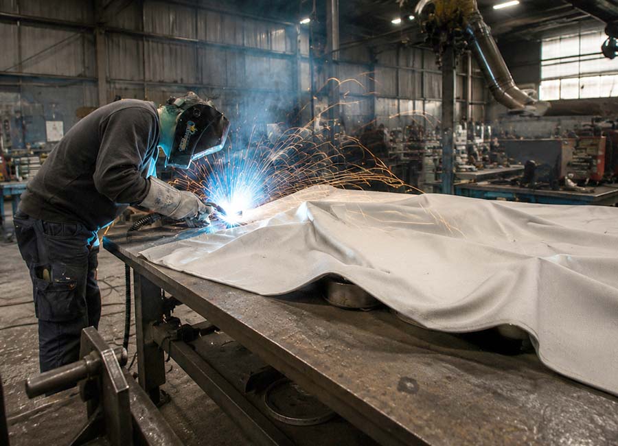 Protection Against Sparks, Welding Spatter and Heat