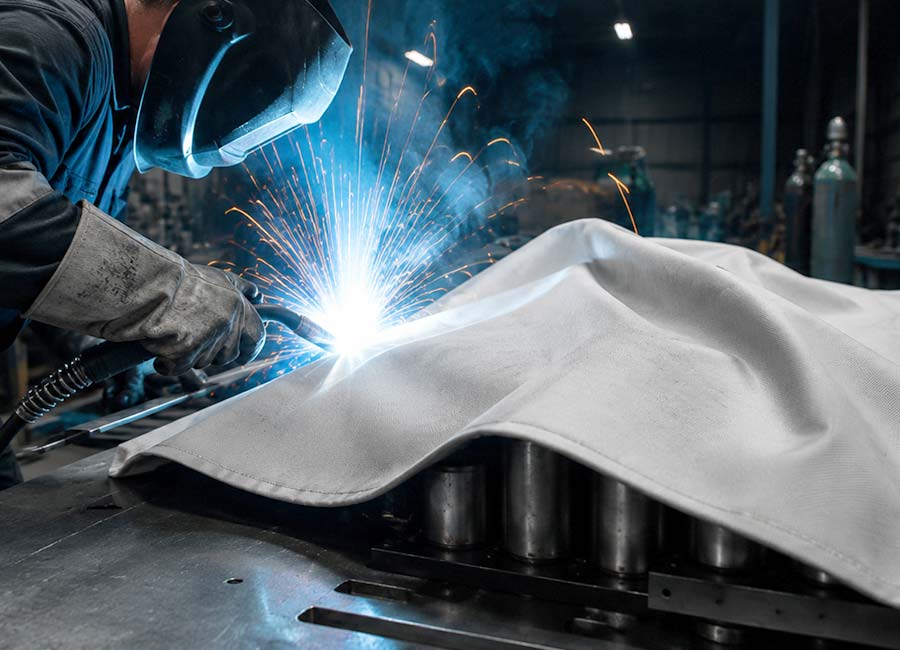 Protection Against Sparks, Welding Spatter and Heat