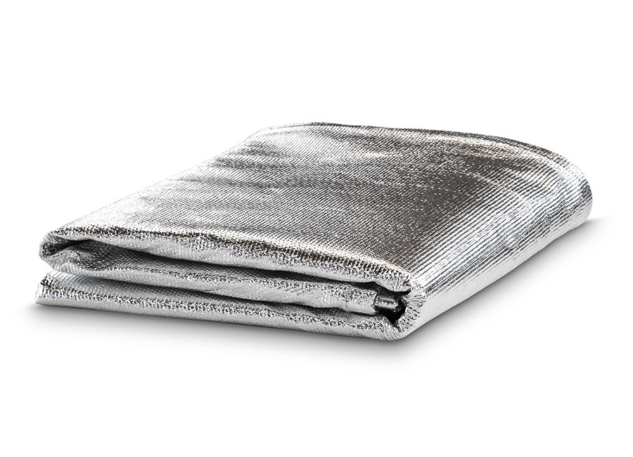 Aluminiumkaschiertes Glasgewebe für effektiven Schutz vor Strahlungshitze