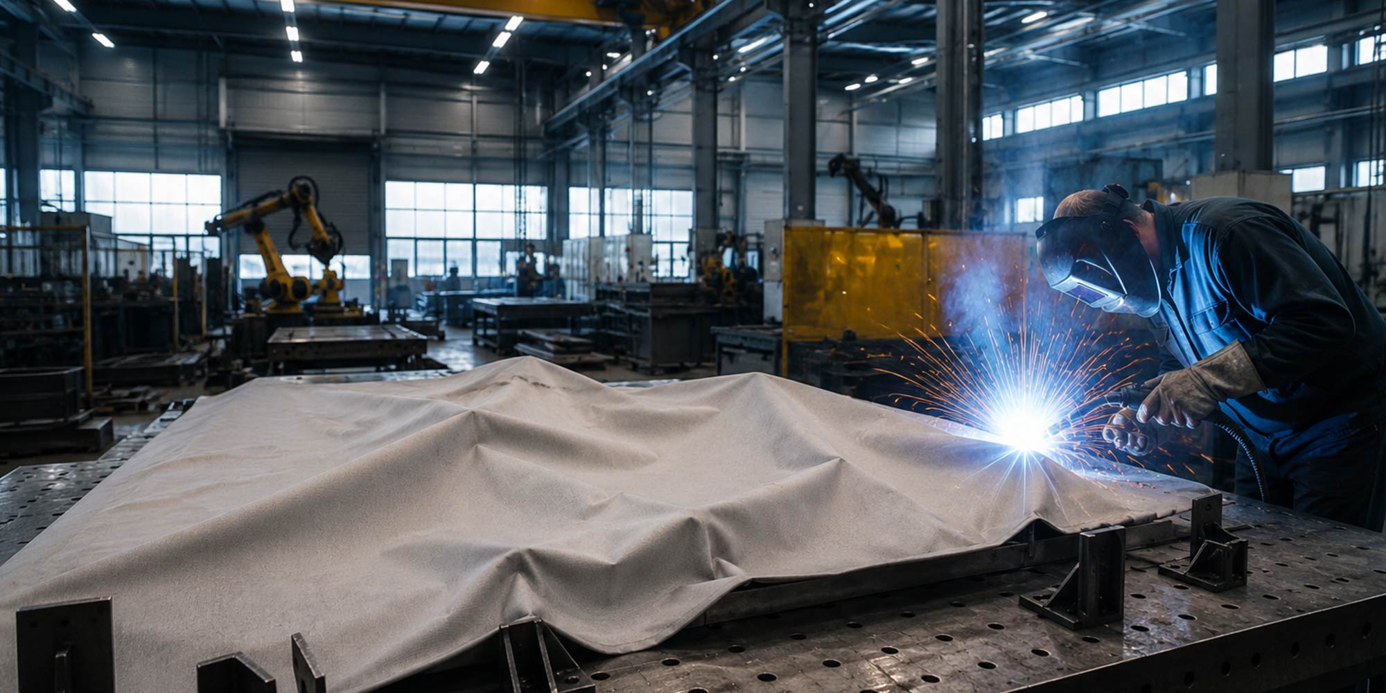 Schweißdecken für Industrie und Hochtemperatur-Anwendungen