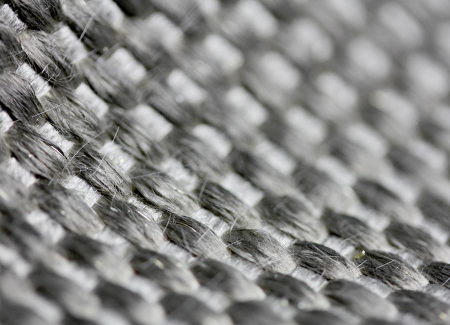 Glass fabric with calcium silica HT finish