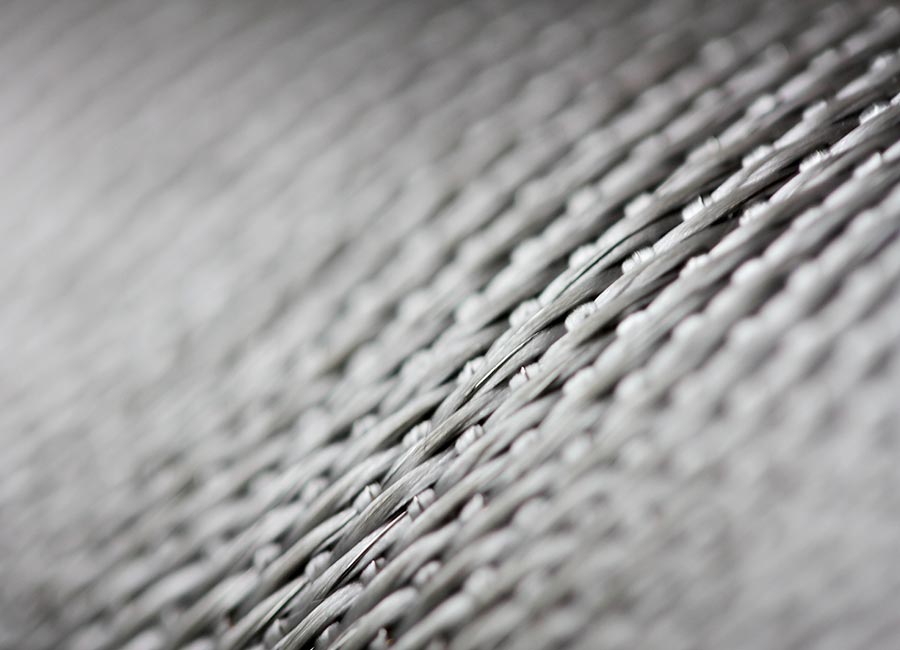 Glass Fabric with V4A Wire Reinforcement