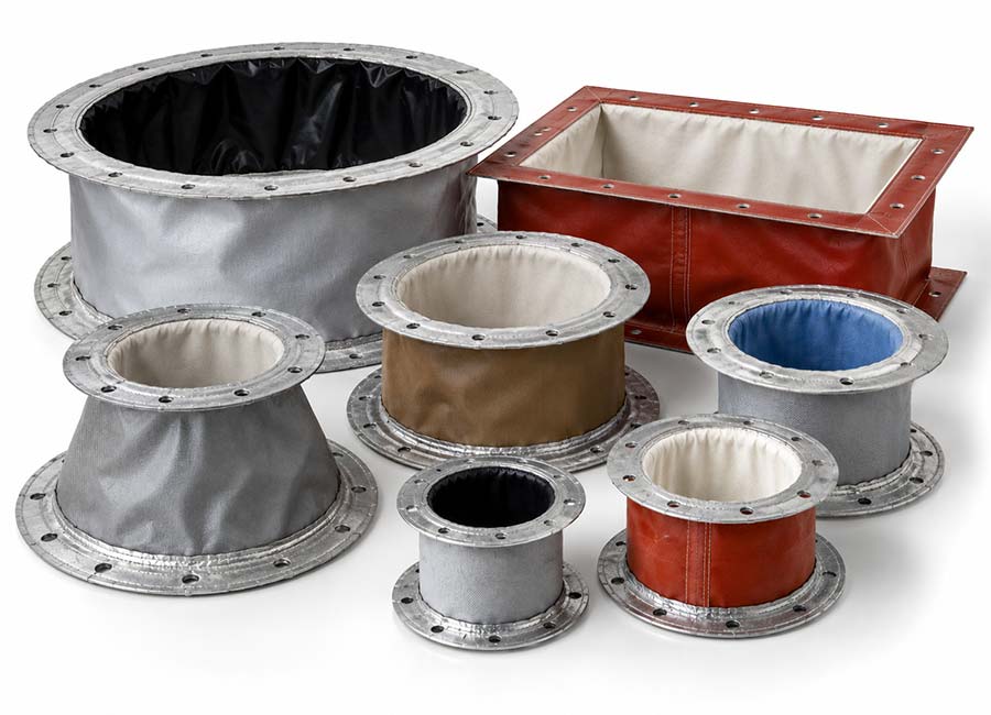 Fabric Expansion Joints for Industrial Exhaust, Hot Gas & Ducting Systems