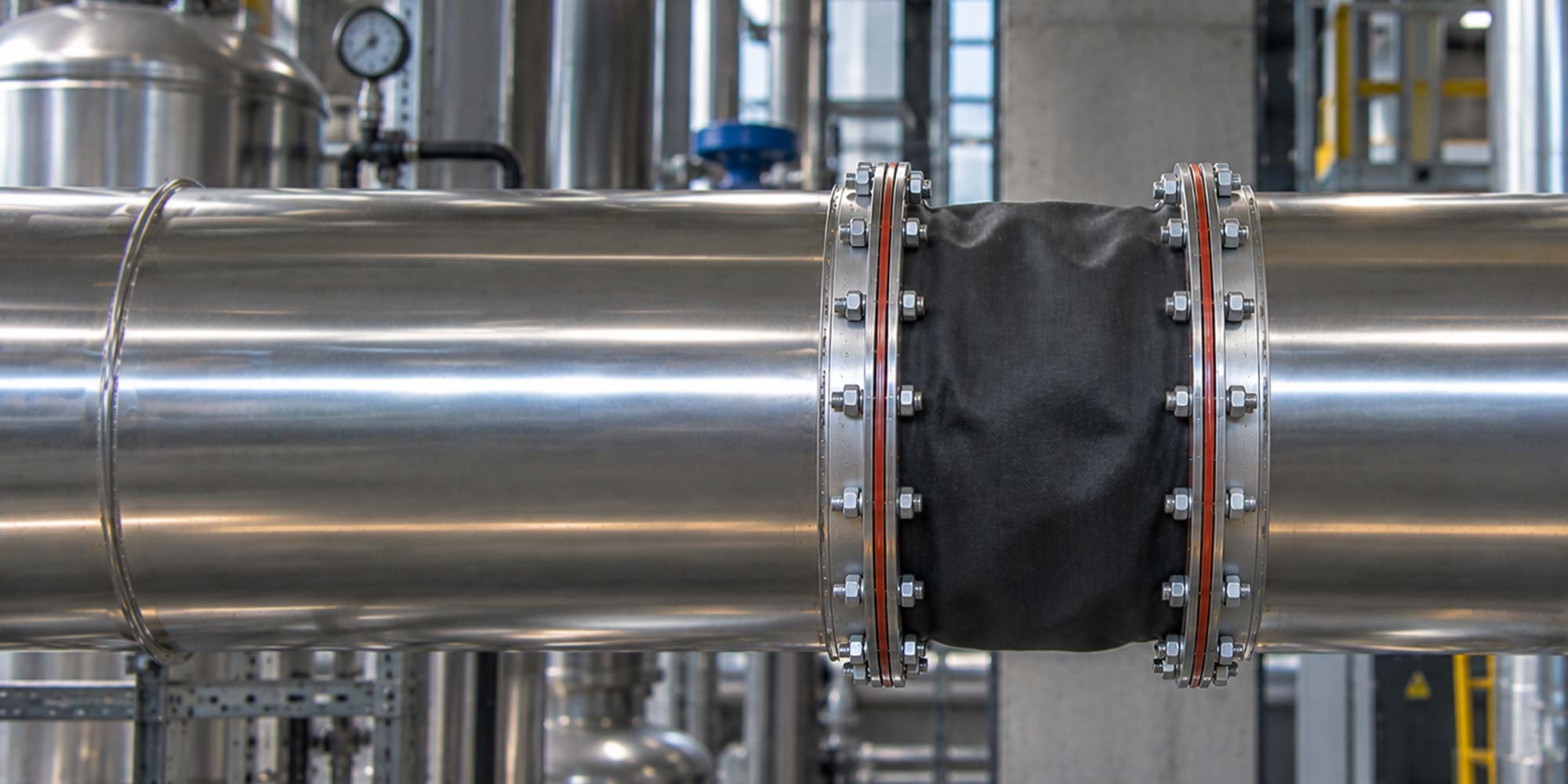Kundenspezifische Hochtemperatur-Gewebekompensatoren für industrielle Abgas- und Kanalsysteme