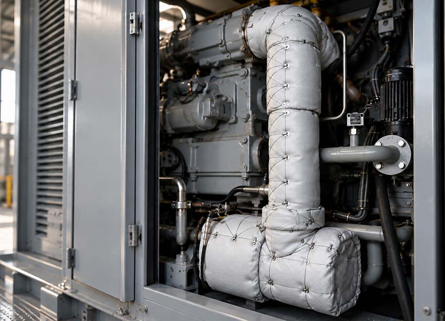 Removable Insulation Jackets for Machinery & Industrial Equipment