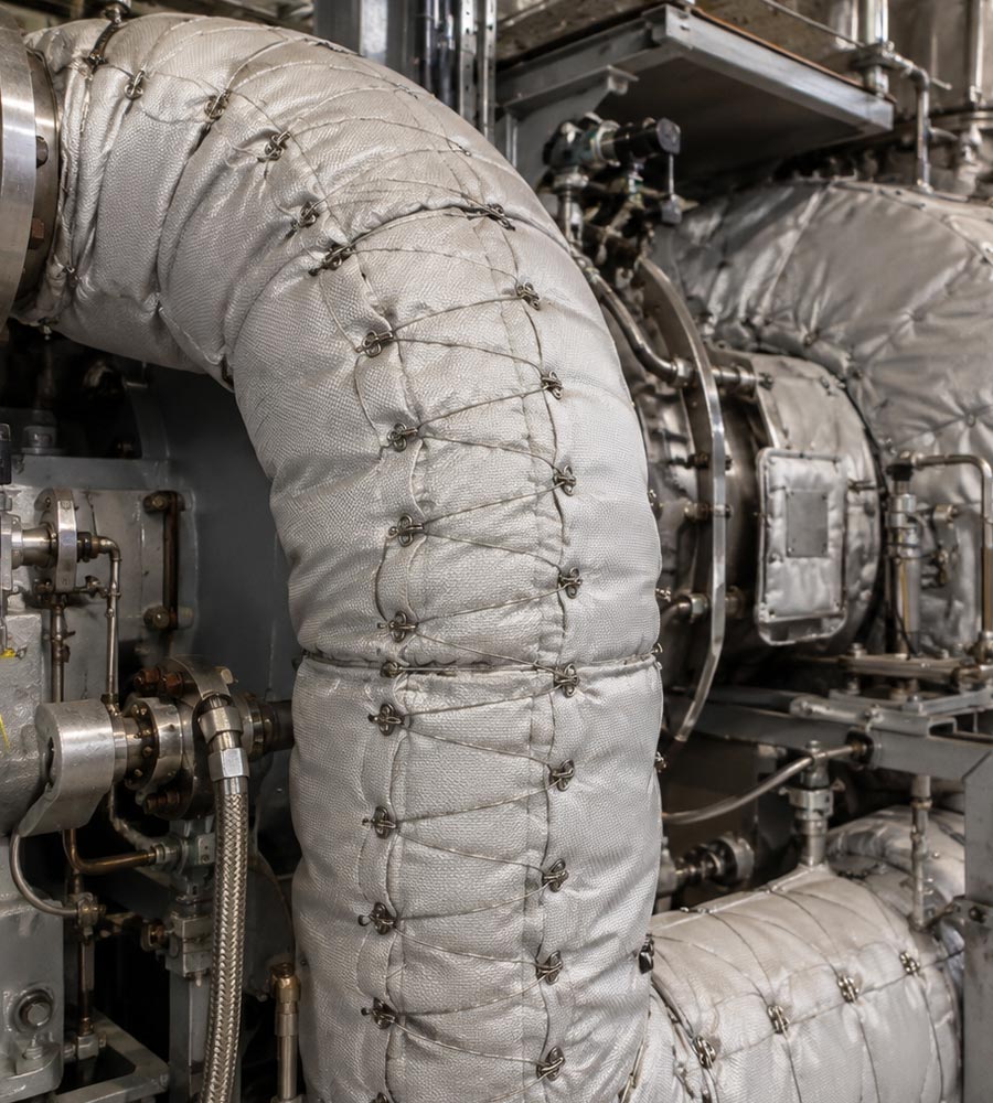 Modular removable insulation system for industrial piping and fittings