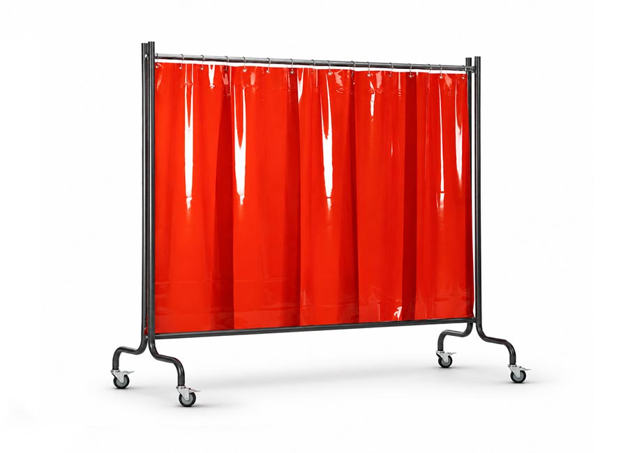 NOVA 2000 mobile Schweißschutzwand mit PVC-Lamellen