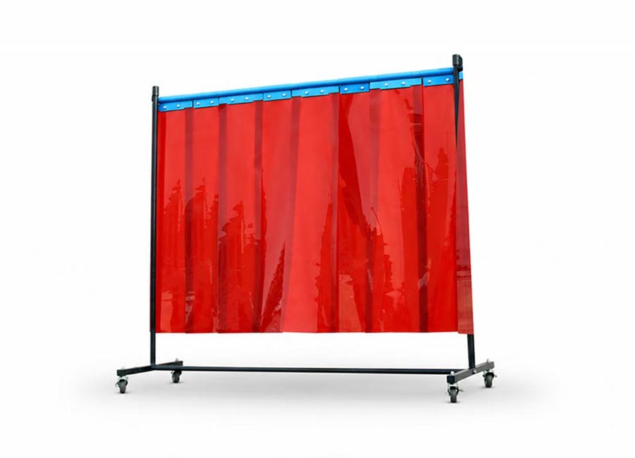 SOLA 2000 mobile Schweißschutzwand mit PVC-Lamellen