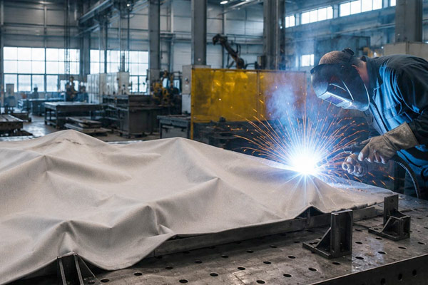 Schweißdecken und Spritzerschutzdecken für industrielle Anwendungen